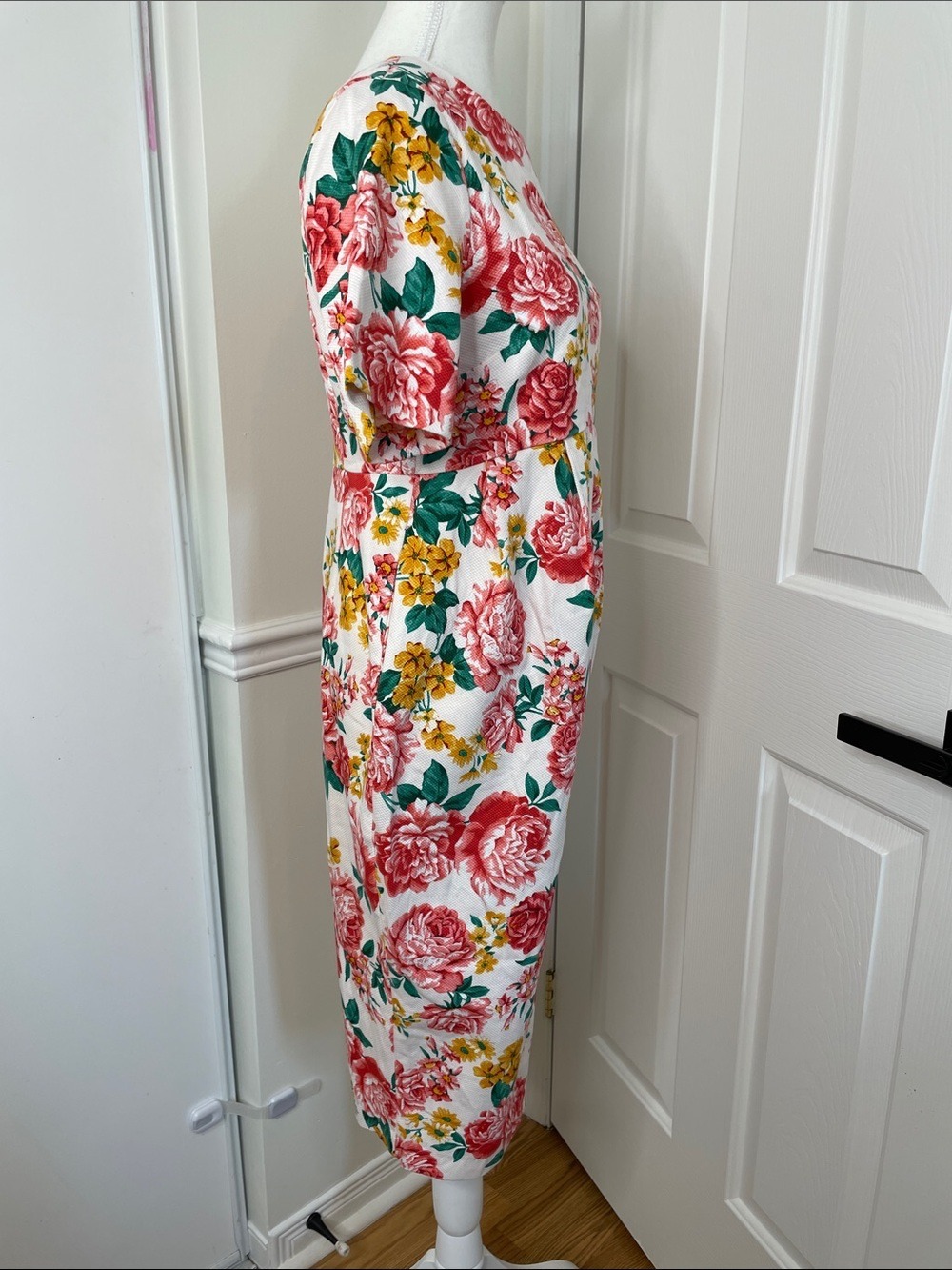 NWT ASOS Maternity Wiggle Floral Midi Dress 6 - Picture 11 of 15